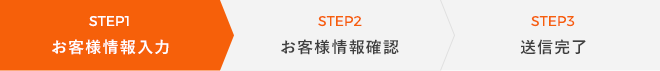 お客様情報入力