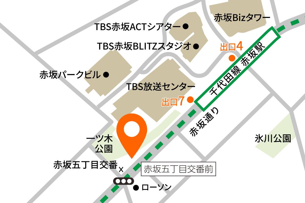 本編集・MAスタジオ アクセスマップ