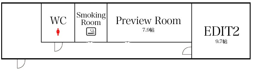 魚勘ビル4Fフロアマップ