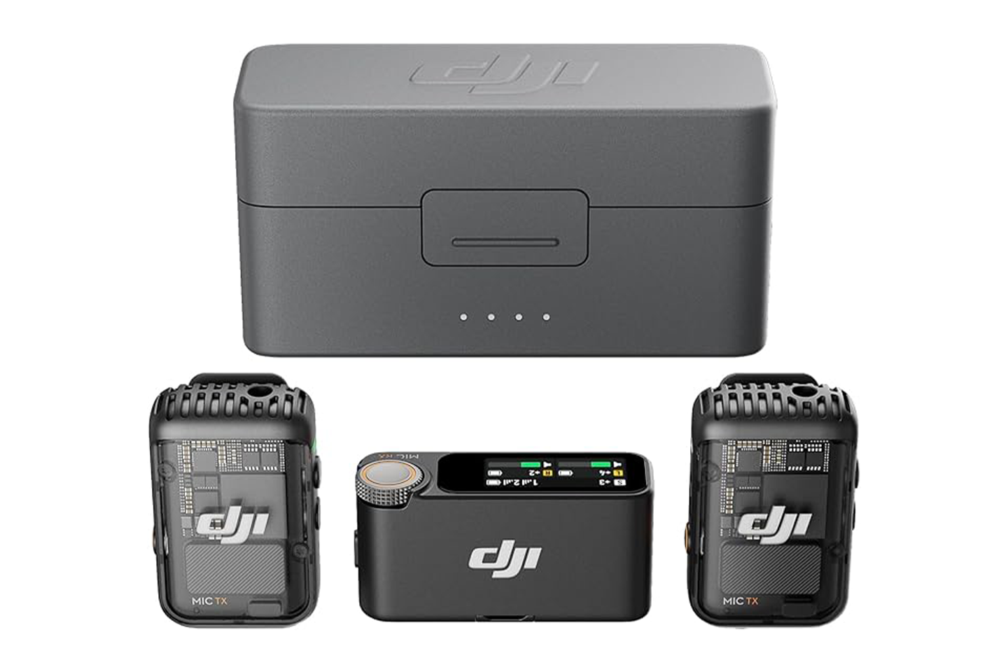 DJI Mic 2 2 波ワイヤレスマイク 32bit iOS | 東京オフラインセンター
