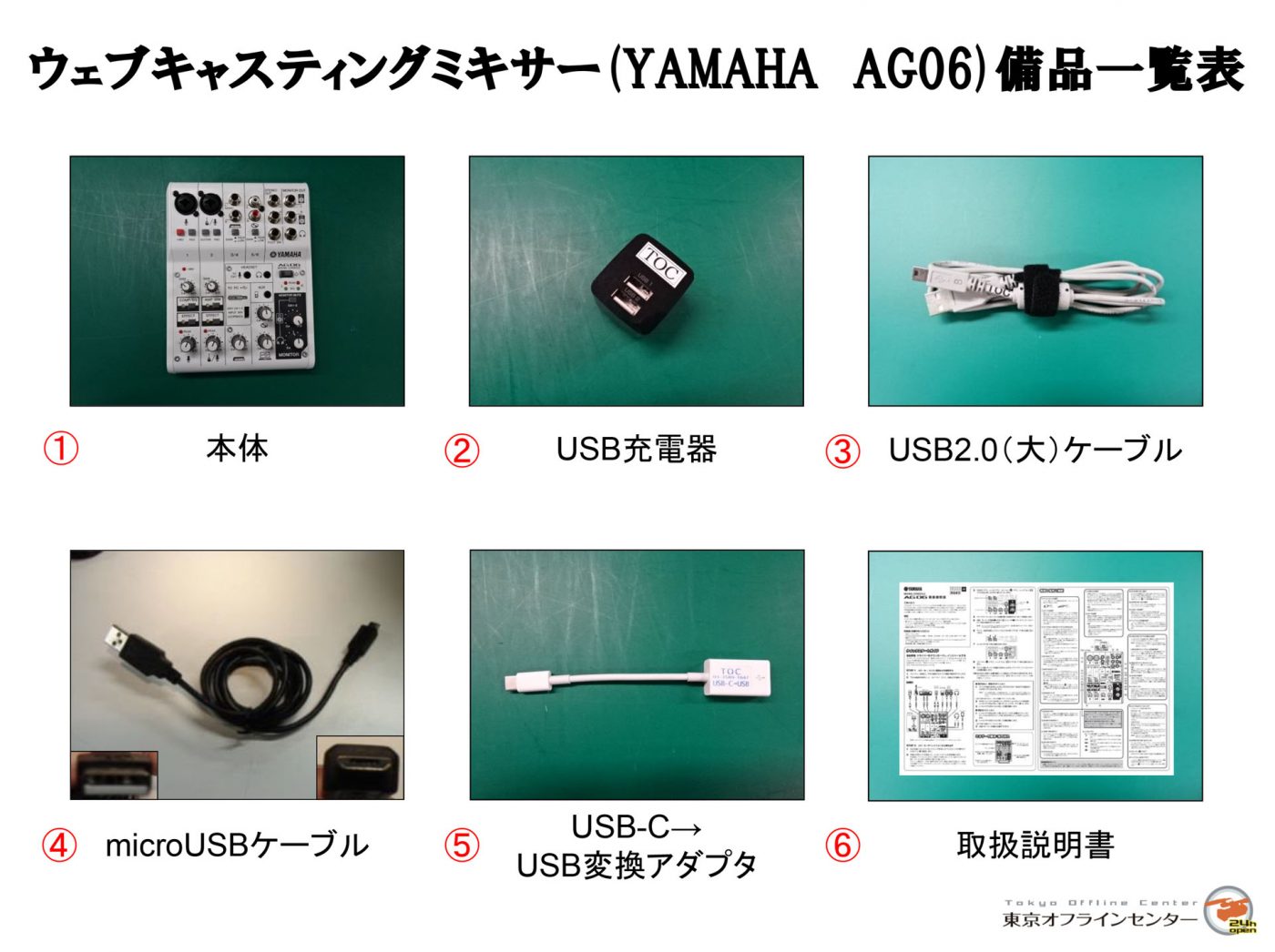 YAMAHA AG06｜デジタイズから機材レンタルなどオフライン編集の総合VTR