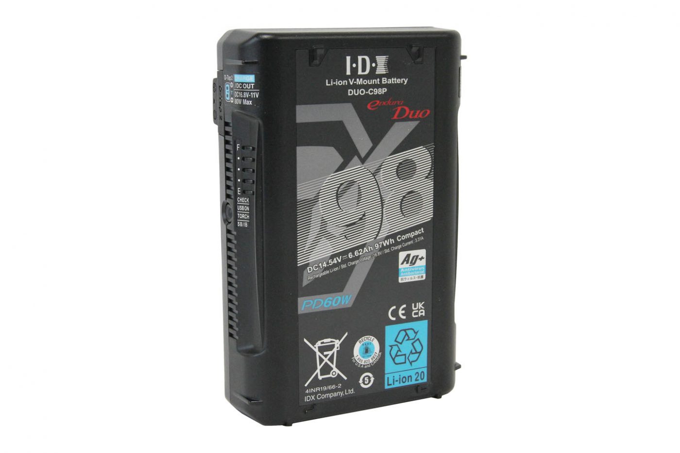 IDX DUO-C98P Vマウントバッテリー｜デジタイズから機材レンタルなど 