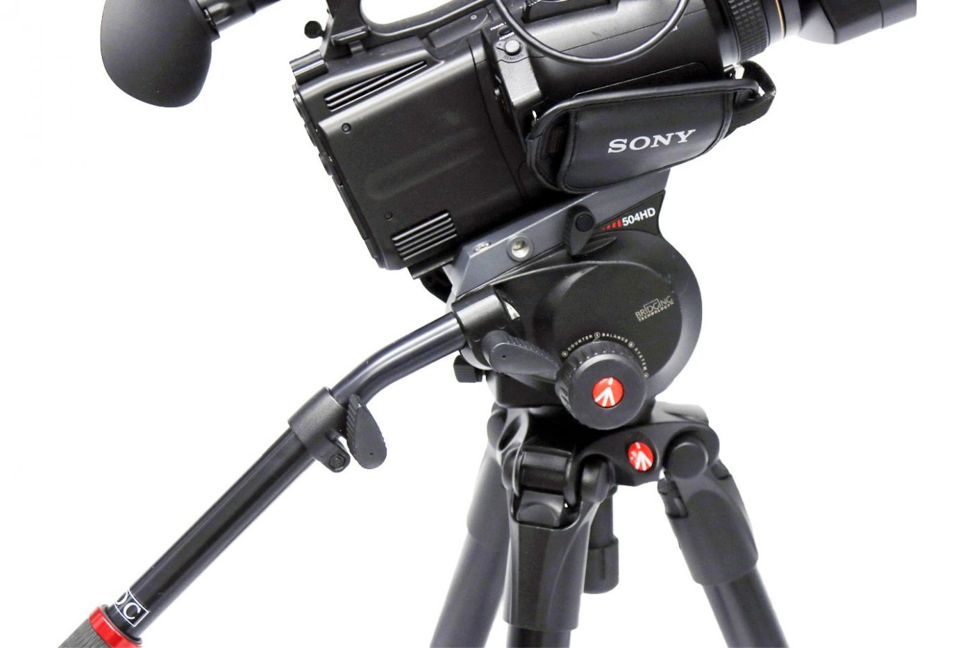 分割 セール Manfrotto ビデオ三脚 シングルレッグ アルミニウム ハイハット 75?/60? MVT535HH カメラアクセサリー 